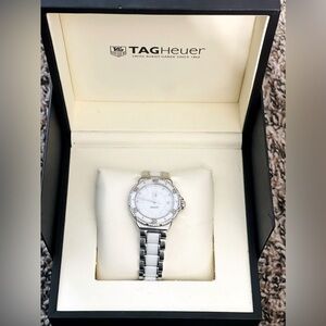 Tagheuer women’s diamond watch